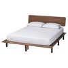 Baxton Studio Alyssa Japandi Walnut Brown Wood 4-Piece Bedroom Set - 4 of 4