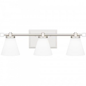 Quoizel Lighting Daniels 3 - Light Vanity in  Polished Nickel - 1 of 4