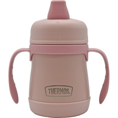 Thermos Baby 10 Oz. Vacuum Insulated Stainless Steel Straw Bottle - Rose :  Target