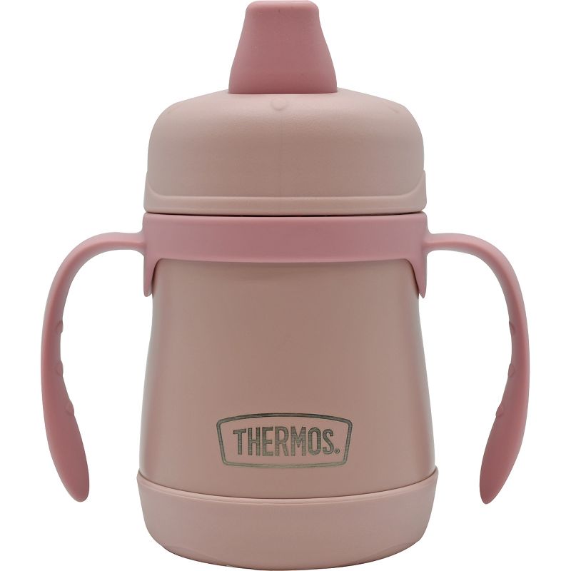 Thermos Baby 7 oz. Vacuum Insulated Stainless Steel Sippy Cup with Handles, 1 of 5