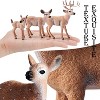 20-Piece Realistic Forest Animal Figurine Set, Plastic Miniature Wildlife Toys & Cake Topper for Kids Toddlers - 2 of 4