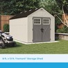 Suncast 8' x 13' Heavy-Duty Resin Tremont Storage Shed, Sand - 2 of 4