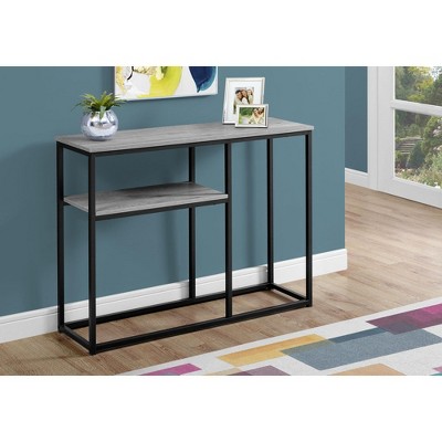 Nicbex Narrow Console Table With Open Bottom Storage Shelves,stylish ...