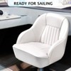 Pontoon Captain Bucket Seat with Thickened Sponge Padding Fishing Chair for Boats Sightseeing Speedboat Canoe - 2 of 4