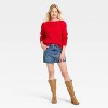 Women's Ribbed Boat Neck Pullover Sweater - Universal Thread™ - 3 of 3