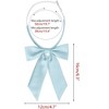 Elerevyo Women's Pre-Tied Solid Color Western Ribbon School Uniform Bow Ties - 2 of 4