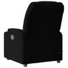 vidaXL Black Fabric Massage Recliner Chair For Elderly - Manual Recline, Vibration Massage, Cup Holders, Side Pocket - 4 of 4