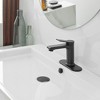 BWE Single Hole Single-Handle Bathroom Faucet in Matte Black - 2 of 4