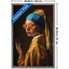 Trends International Reinders: Master Twist - Modern Pearl Girl Framed Wall Poster Prints - 3 of 4
