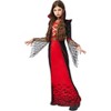Joyfy Girls‘ Halloween Royal Vampire Queen Costume – Gothic Victorian Halloween Dress Set Rule the Night in Dark Elegance! - 3 of 4