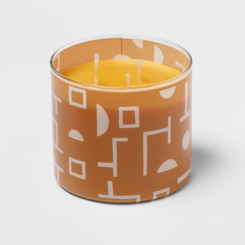 3-Wick 14oz Honey Glow Candle Yellow - Room Essentials&#8482;, 3 of 7