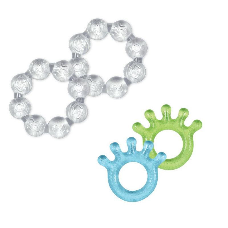 Cool Ring Teether & Cool Everyday Teethers (4 pack), 1 of 8