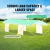 VEVOR Walk-in Tunnel Greenhouse, 29.5x9.8x6.6 ft Hoop House Greenhouse Tunnel with Galvanized Steel Frame, PE Cover, Roll-up Zipper Door, 12 Windows - 3 of 4