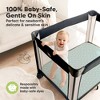 KeaBabies 2-Pack Isla Mini Crib Sheets, Pack and Play Sheets Fitted, Pack N Play Sheets, Fitted Crib Sheet - 4 of 4