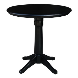 International Concepts 36" Round Top Pedestal Table - 34.9"H - 1 of 4