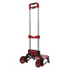 Magna Cart 150-Pound Weight Capacity Foldable Hand Truck Cart w/Bungee Cord & 22" x 16" x 11" Collapsible Plastic Storage Crate - 4 of 4