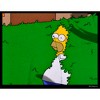 Men's The Simpsons Homer Bush Pull Over Hoodie - 2 of 4