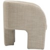Meridian Furniture,Sawyer Weaved Polyester Fabric Accent Chair - 4 of 4