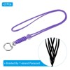 Unique Bargains Braided Wrist Polyester Keychain Wallets Badges Lanyard with Hook 2 Pcs - 3 of 4