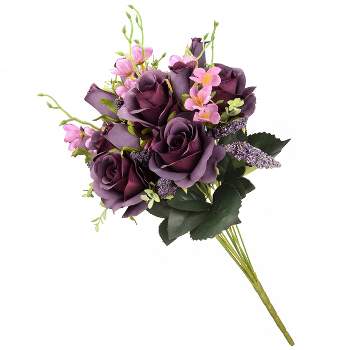 Juvale 50 Pack Light Purple Artificial Flowers For Decoration, 3