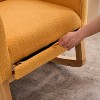 Plush Accent Rocking Chair with Footrest - 3 of 4