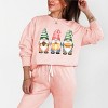 Simply Sage Market Fall Three Gnomes Lightweight Garment Dyed Sweatshirt - 2 of 4