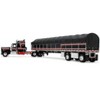 Kenworth W900A with 60" Aerodyne Sleeper and 53’ Wilson Flatbed with Wagon Black with Red 1/64 Diecast Model by DCP/First Gear - 4 of 4
