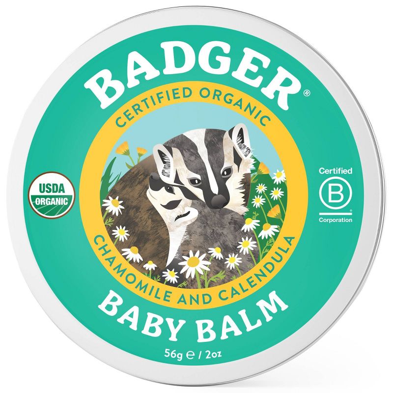 Badger Organic Baby Balm Skin Care - 2oz, 3 of 8