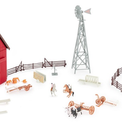 ERTL 1:64 Scale Red Barn Western Ranch Playset