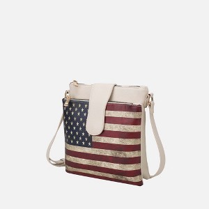 MKF Collection Josephine Vegan Leather Women’s FLAG Crossbody Bag by Mia K - 1 of 4