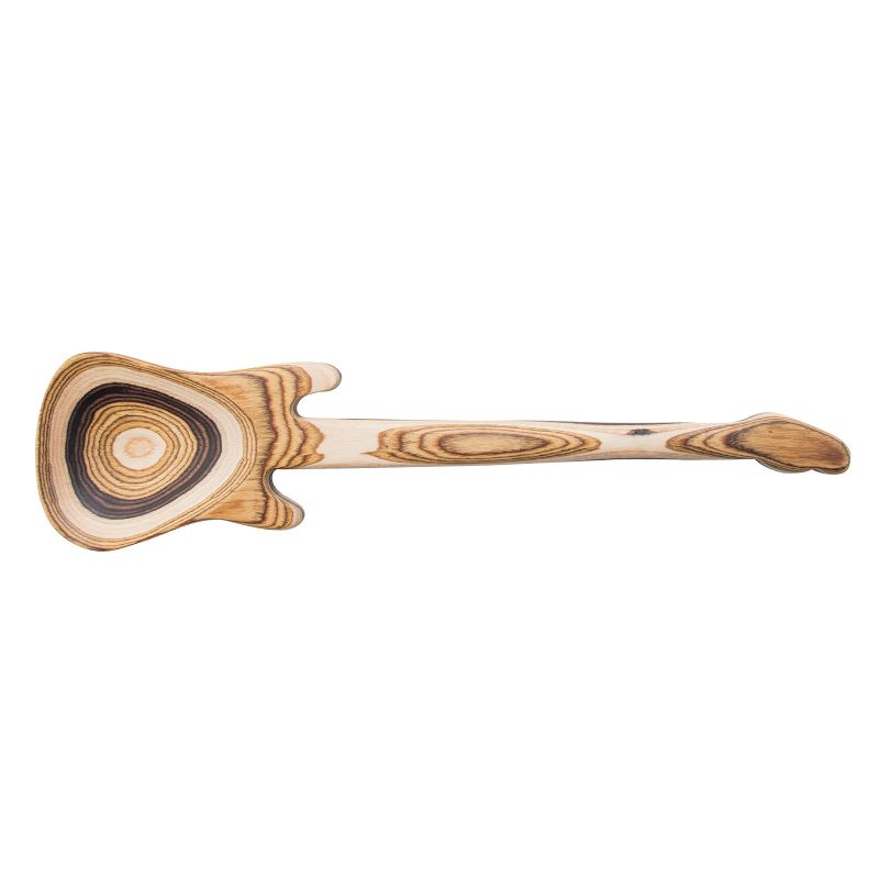 Island Bamboo Pakkawood 12-Inch Guitar Spoon, 1 of 2