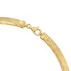 Ross-Simons Italian 8mm 18kt Gold Over Sterling Reversible Omega Necklace - 4 of 4