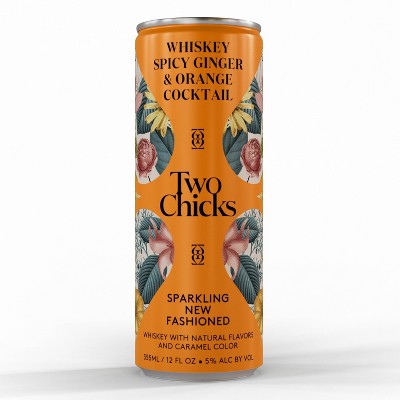 Two Chicks Sparkling New Fashioned Cocktail - 4pk/355ml Cans