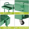 MaseiKar Rolling Utility Cart with Drawer, Utility Cart Made of Multifunctional Storage Organizer Tool for Kitchen, Bathroom, Living Room, Office - 4 of 4