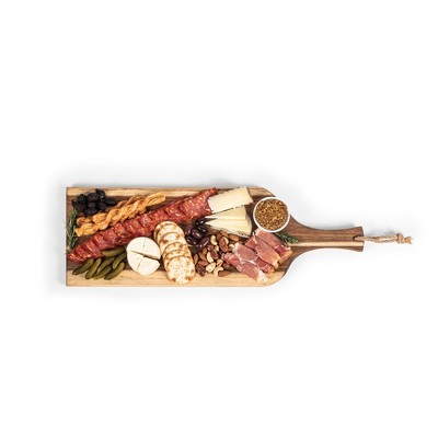Artisan 24" Acacia Wood Paddle Charcuterie Board