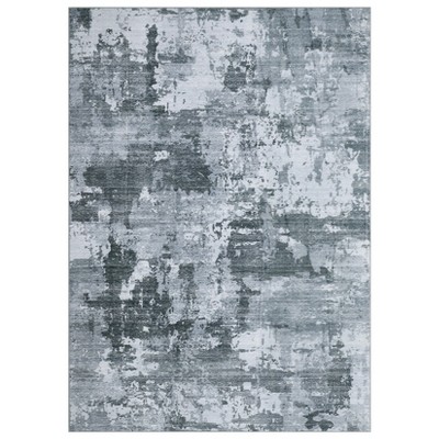 Modern Abstract Large Living Room Bedroom Area Rugs, Washable Soft Non Slip Floor Carpet for Home Office