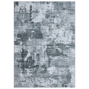 Modern Abstract Large Living Room Bedroom Area Rugs, Washable Soft Non Slip Floor Carpet for Home Office - 1 of 4