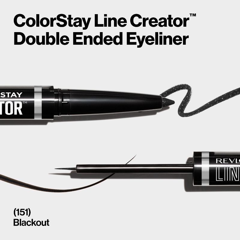 Revlon ColorStay Line Creator Double Ended Waterproof Eyeliner - 0.004oz, 3 of 10