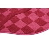 20"x30" Checkered Lips Non Skid Bath Rug Pink - NatureStep - 3 of 4