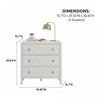 Dresser for Bedroom,Mid-Century Modern Wood Dresser for Bedroom,  Storage Organizer Cabinet for Living Room, Hallway, Entryway - 2 of 4
