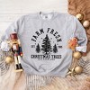 Simply Sage Market Women's Graphic Sweatshirt Farm Fresh Christmas Trees Stars - image 3 of 4