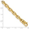 Black Bow Jewelry 5.6mm 14k Yellow Gold Polished Fancy Cable Chain Bracelet - 3 of 4