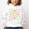 The Juniper Shop SmileyWorld Checkered Floral Smile Toddler Hoodie - 3 of 4