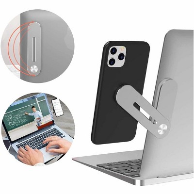 Link Magnetic Smartphone Side Mount for Laptops and Desktop Monitors Enjoy Dual Screen at The Same Time