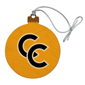 Colorado College Secondary Logo Wood Christmas Tree Holiday Ornament - 1 of 4