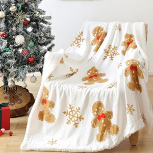 Lomsoe Christmas Flannel Blanket, Soft Blanket, Cozy Lightweight Throw Blanket for Couch Bed Sofa. - 1 of 4