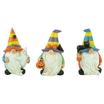 Northlight Set of 3 Halloween Gnomes Decoration 6"
