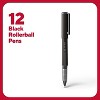 TRU RED Rollerball Pens Fine Point Black Dozen/Pack TR57321 - 2 of 4