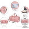 MaseiKar Duffle Bag For Women, Sports Duffel Bag for Gym with Wet Pocket & Shoe Compartment, Overnight Weekender Travel Bag - 4 of 4