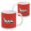Kingsborough Community College Secondary Logo Ceramic Coffee Mug Novelty Gift Mugs for Coffee Tea and Hot Drinks 11oz White - 2 of 4